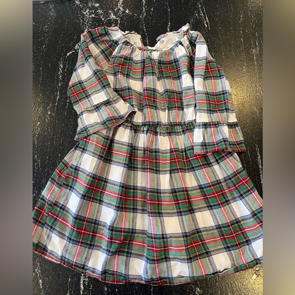 Gap Kids Girls Plaid Dress Size Small